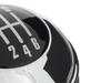MINI R50 00-06 gear shift knob BLACK + CHROME 6 SPEED
