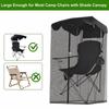 Waterproof Roof Mosquito Net Swing Rocking Chair Smooth Zipper Mesh Tent Netting  Fishing