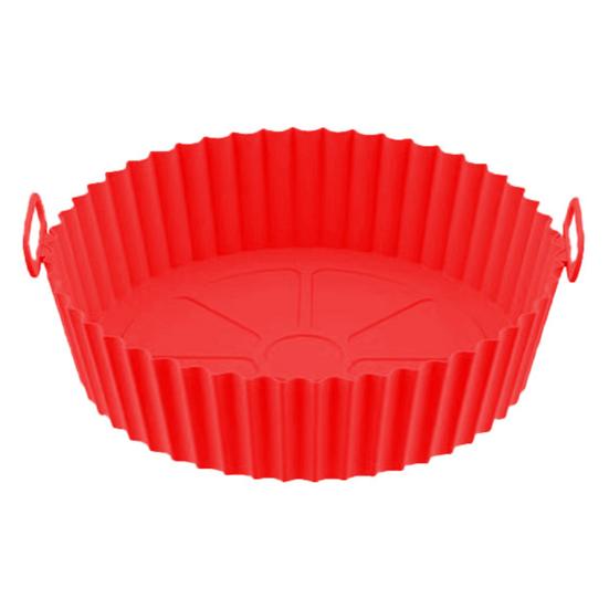 Silicone Air Fryer Liners for 3 to 5 QT Air Fryer Dishwasher Safe Reusable Non-Stick Pot Liner Heat Resistant Replacement