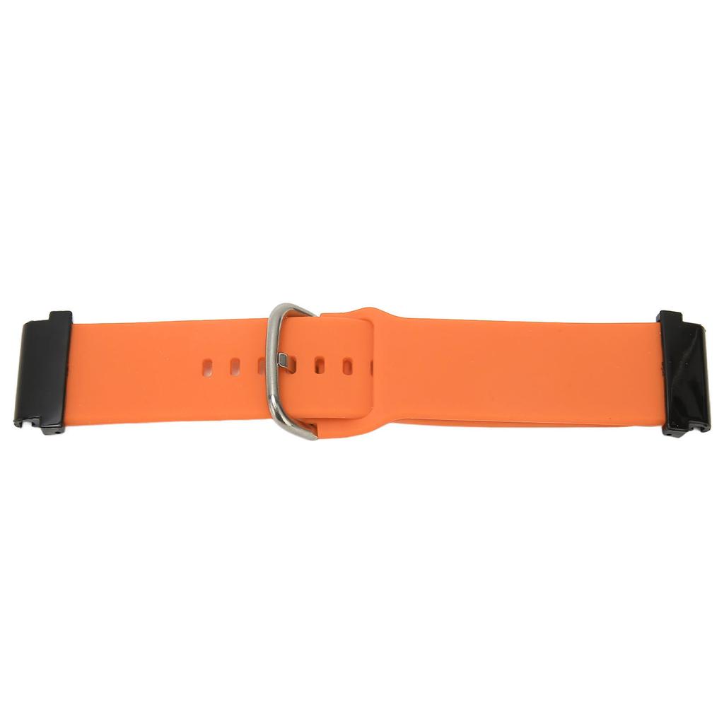 22mm Silicone Watch Band Smart Sports Watch Band Straps Replacement for Garmin Fenix 7 6 5 Orange
