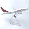 16cm Airplane B737 1/400 Scale Korean EASTAR JET Airways Metal Static Alloy Model With Landing Gear Home Decor Diecast Aircraft