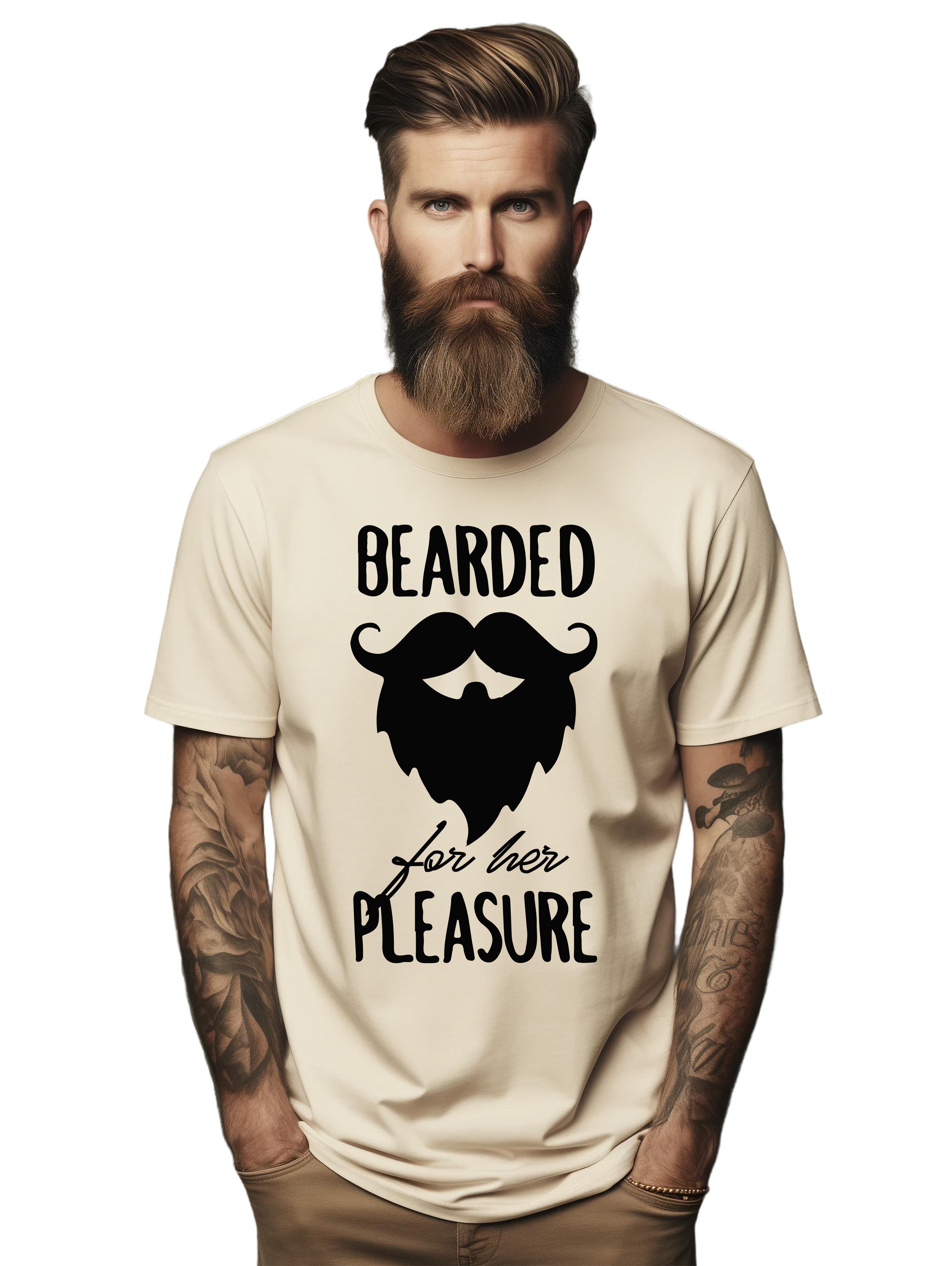 

PrintBar Bearded for Her Pleasure t-shirt - Funny and Fierce! Unleash your inner 2XL