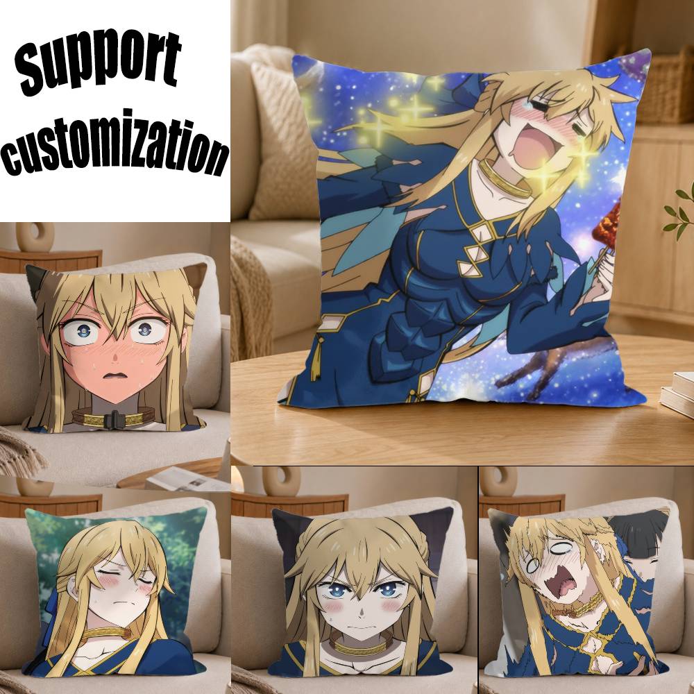 Serafina Anime The BarbarianS BBride Square Sofa Pillow Cover Solid Color Living Room Home Decor Cushion Case