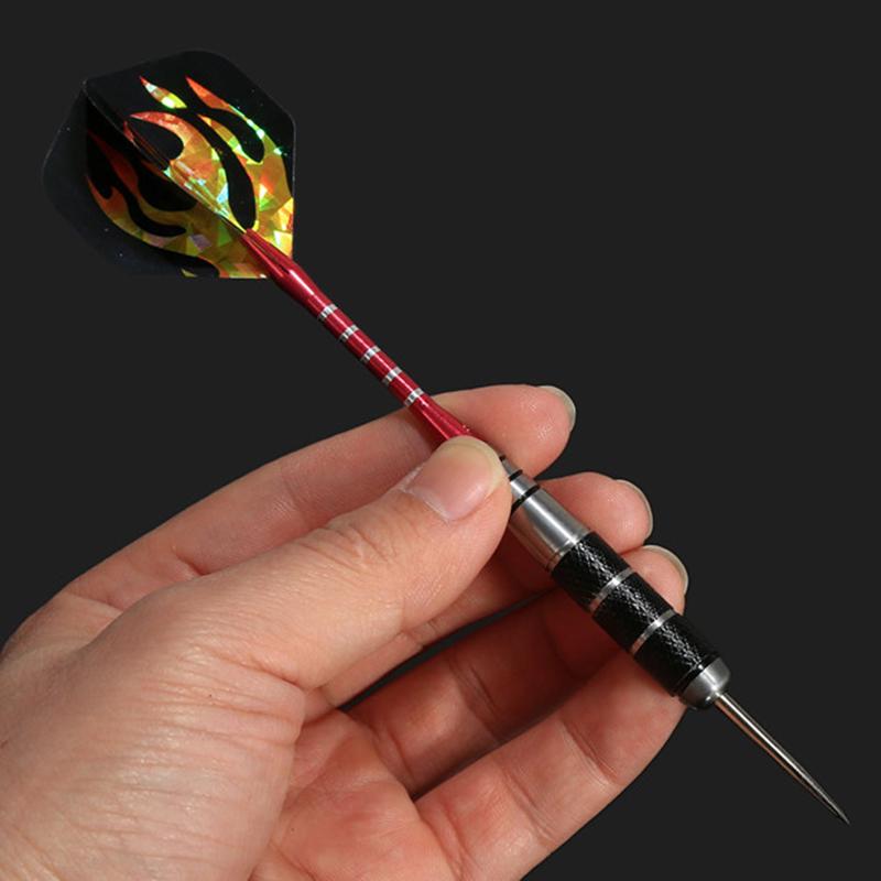 3 Pieces In A Pack 22g Anti-fall Needles Full Metal Darts Set Safety Video Game Darts Indoor Soft Darts Steel Shaft Darts