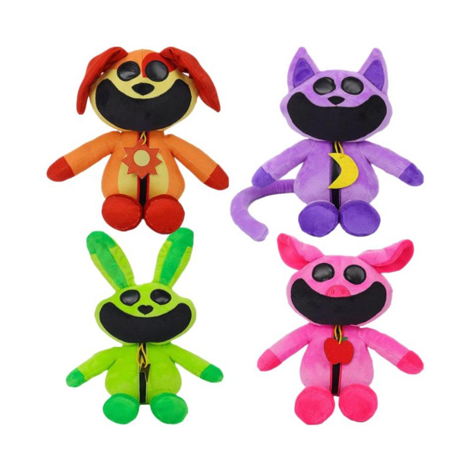 Smiling Critters Plush Toy Latest Monster Catnap Plush Yellow Dog Plushies Stuffed Pillow Doll Toys for Game Fans