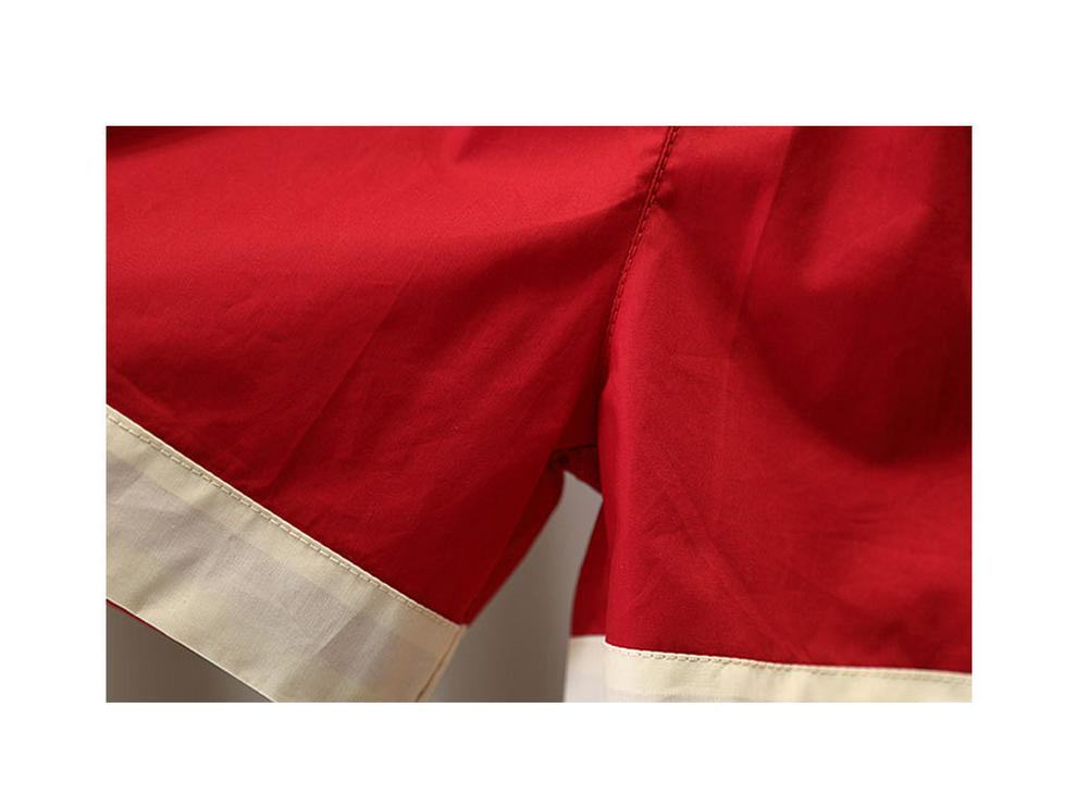 Chinese Style Summer Hanfu Set: Baby Boy's 1st Birthday Retro Short-Sleeved Tang Suit