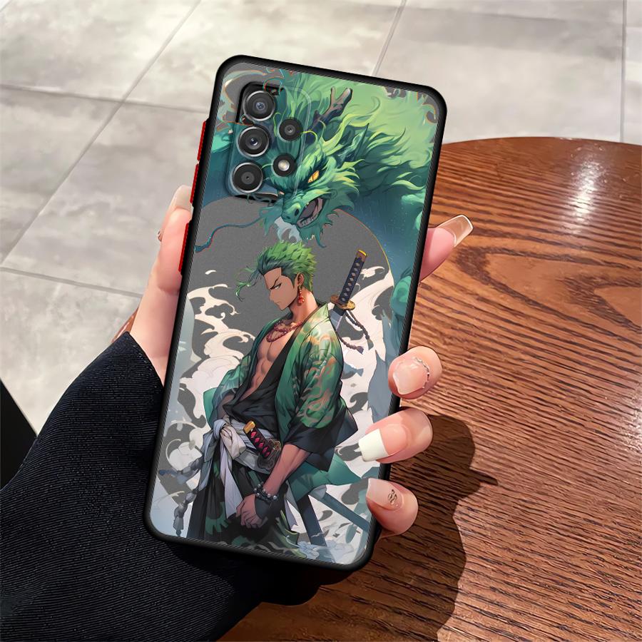 One Piece Cool Luffy Phone Cover Case for Samsung Galaxy A53 A16 A15 A35 A34 A36 A56 A55 A52S A72 A73 A33 A14 A23 A17 A52 A54