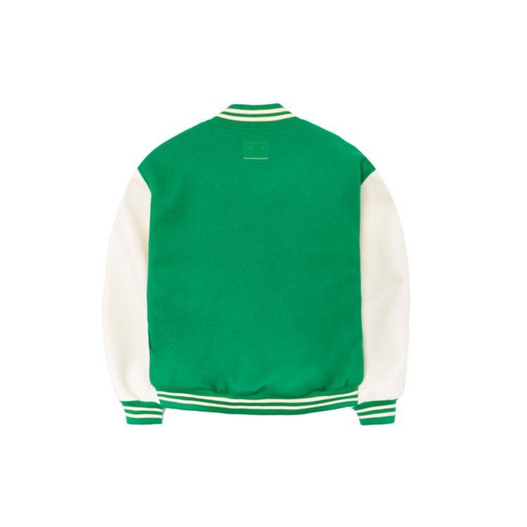 Maglia da Baseball con Toppa Logo Base MLB Unisex Verde 3AJPB0121-50GNS