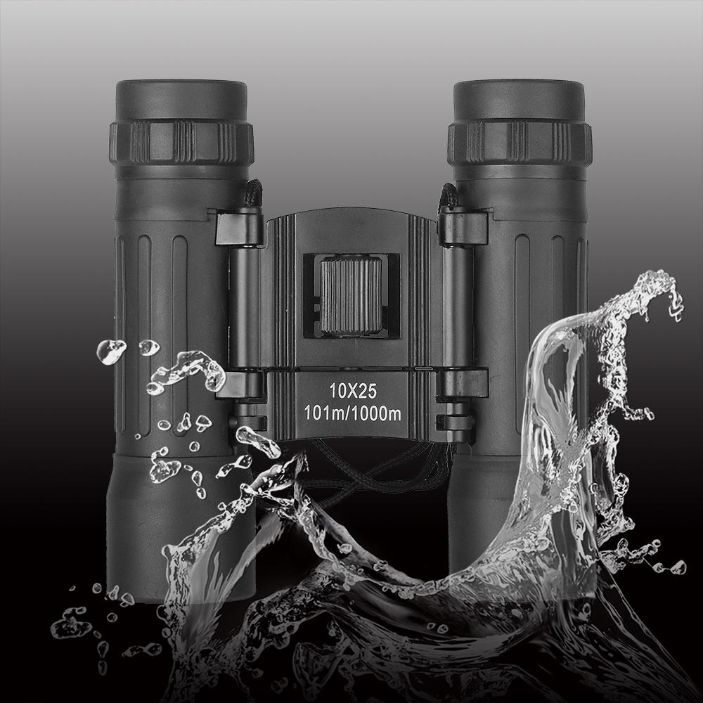 10x25 1000m Long Range Folding Mini Telescope Hd Powerful Binoculars For Outdoor Camping Tourism With Neck Rope