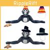 Нова Плюшева Іграшка Мавпа з Gorilla Tag, М'яка Лялька з Капелюхом, Висота 25 см