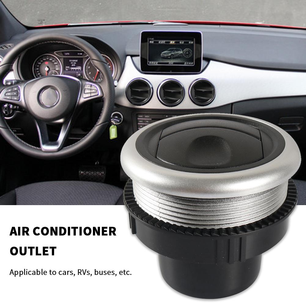 71mm Car A/C Air Outlet Vent Rotation Car Interior A/C Air Vent 63mm Hole Size Air Conditioner Outlet for Caravan Camper RV Bus