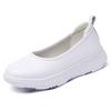 Zapatos de Plataforma para Enfermera para Mujer Cómodos Transpirables Antideslizantes Zapatillas Trabajo Enfermería Cuero Zapatos Casuales Ligeros Mocasines para Caminar para Mujer