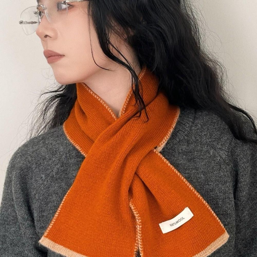 Warm Fabric Knitted Neck Warmer Soft Knitted Warm Neck Protector Autumn Winter Season