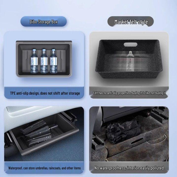 Under-Seat Storage Organizer for Tesla Model Y (Refreshed)