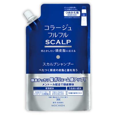 Collage Furufuru Scalp Dandruff and Itch Scalp Care Shampoo, Prevention, Refill, 340mL, Quasi-drug,
