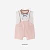 YEEHOO Baby Boys' Summer Pure Cotton Faux Two-Piece Romper