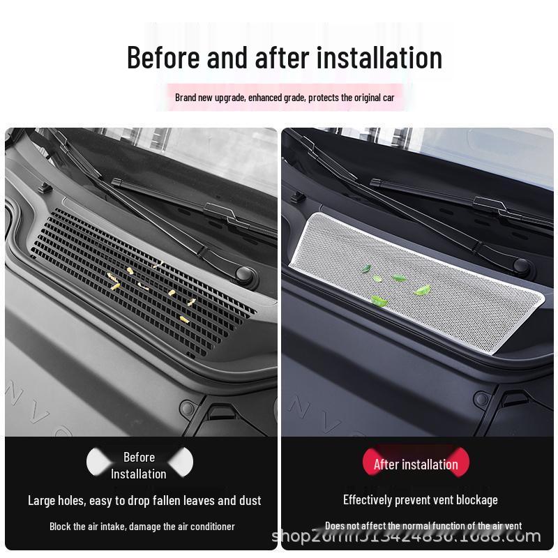 Stainless Steel Dustproof Speaker Hood Cover for L60 Lide - Car Interior Decor
