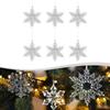 Acrylic Hanging Decorations Christmas Snowflake Decoration Holiday Decorations Light Reflecting Decorations Acrylic Snowflake