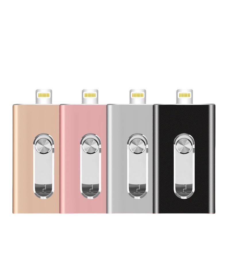 1TB Apple & Android Compatible Three-in-One U Disk With 64G Android Support