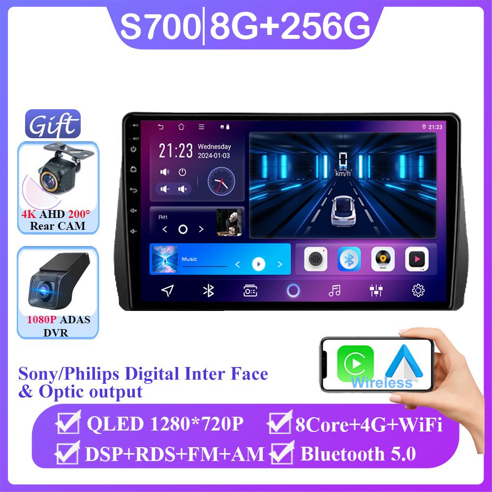 Android 14 Car Radio Stereo Head Unit For Toyota Wish 2010 -2018 Auto Carplay GPS Navigation Multimedia Player No 2din DVD 7862