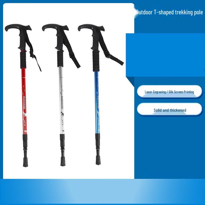 T-Handle Telescopic Aluminum Trekking Pole