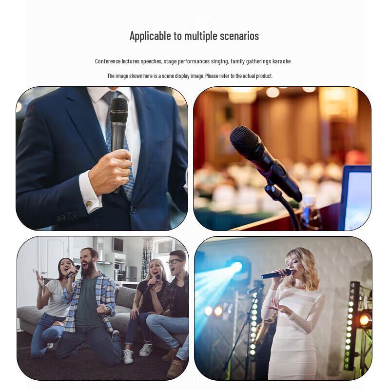 797 Audio Dual Handheld Wireless Conference Microphone System (CN version)