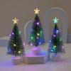 Tabletop Christmas Tree Mini Artificial Christmas Tree with LED Multicolor String Lights for Holiday Home School Office