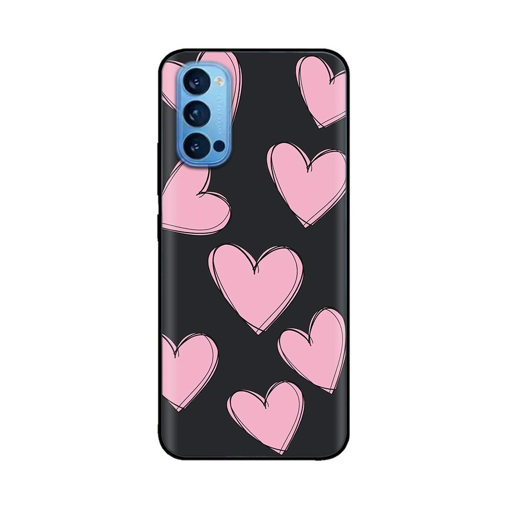 For Oppo Reno4 Pro 5G Case Soft TPU Black Silicone Phone Back Cover for OPPO Reno 4 Reno4 Pro 5G 4G Case Funda Coque Bumper Capa