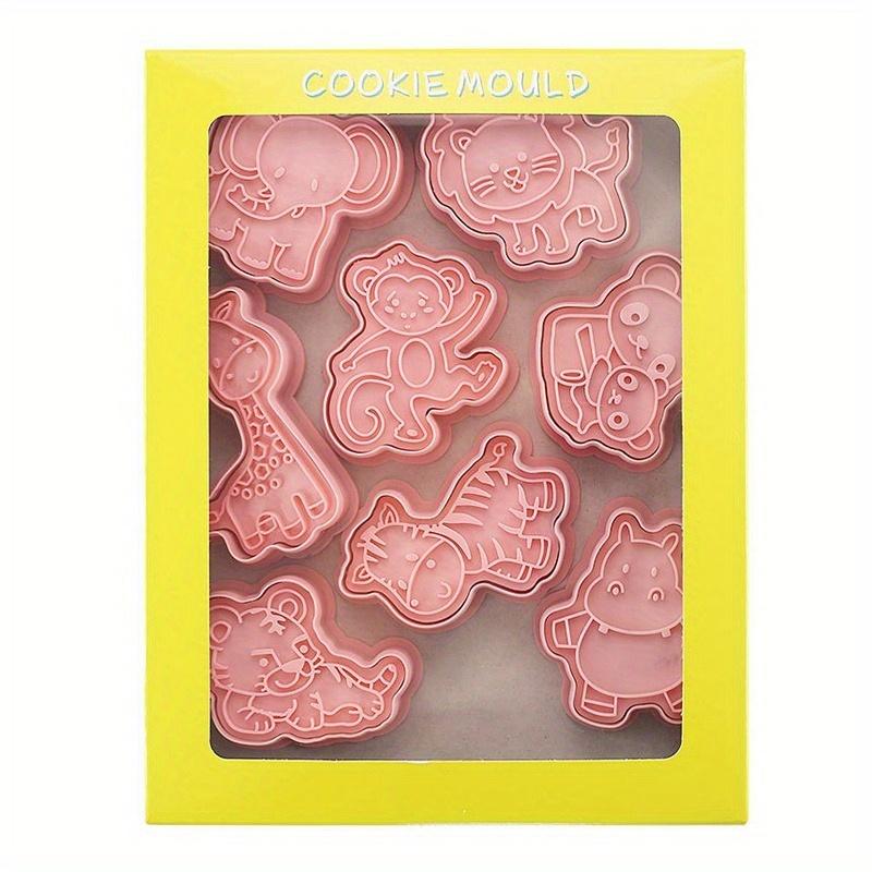 8Pcs/set Jungle Safari Animal Cookie Cutter Mold Cake Tools Biscuit Baking Accessorie