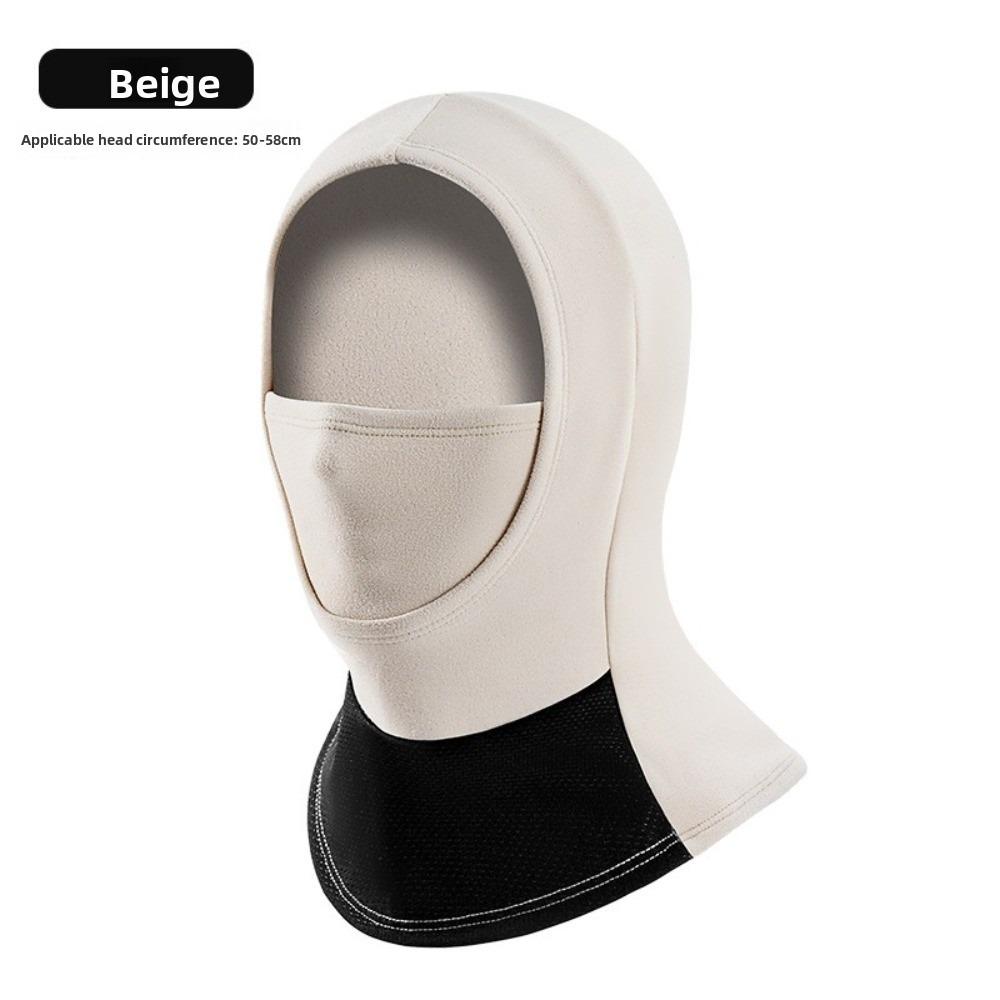 

New Warm Scarf Mask Integrated Hat Coldproof Helmet Cap Windproof 3-in-1 Pullover Cap