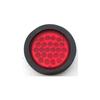 APSMOTIV 4" Round LED Trailer Tail Light 2PCS 24 LED Stop Turn Signal Brake Marker Clearance Trailer Real Light for Trucks Trailer RV Waterproof