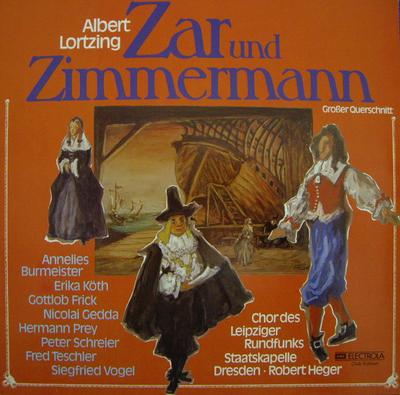 LP Deska ALBERT LORTZING, ANNELIES BURMEISTE - Zar Und Zimmermann (Groser Querschn 346437 EMI Electrola 1979 Německo Klasická Použitá