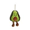 Schattige Avocado Pluche Sleutelhanger Zachte Fruitpop Accessoire Voor Tas En Cadeaus