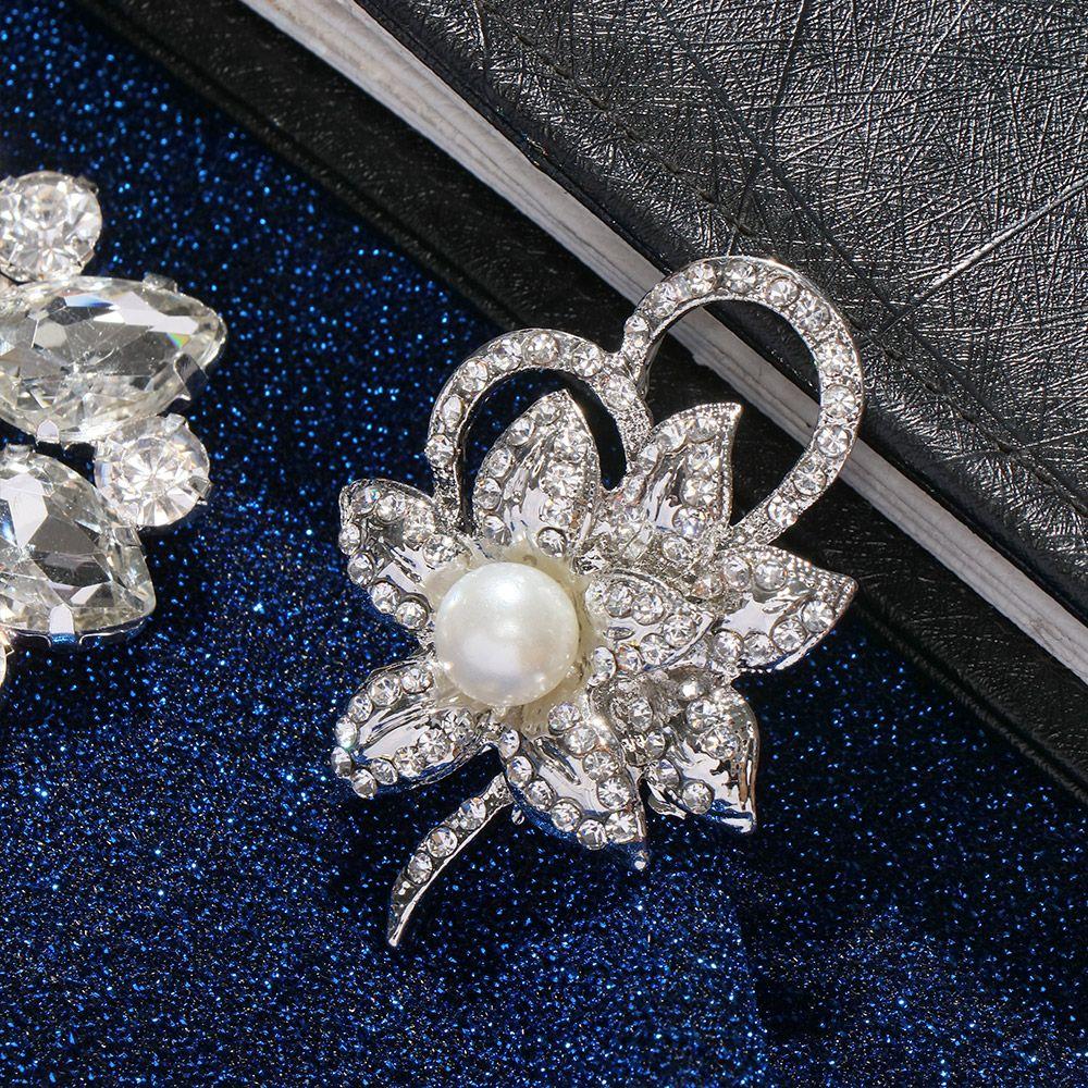 1PC High Heel Women Bride Wedding Charm Buckle Shiny Decorative Clips Shoe Decorations Shoe Clip