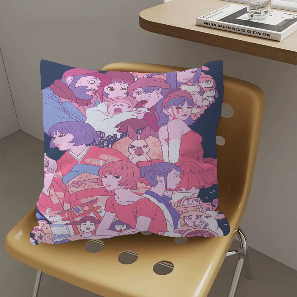 Anime P-Paprika Personalized Picture Text Home Decorative Pillows Household Gifts 45x45cm