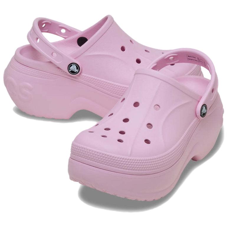 Crocs Bella Clog Eva Zuecos de Moda Versátiles Zuecos de Mujer Rosa 210062-6GD