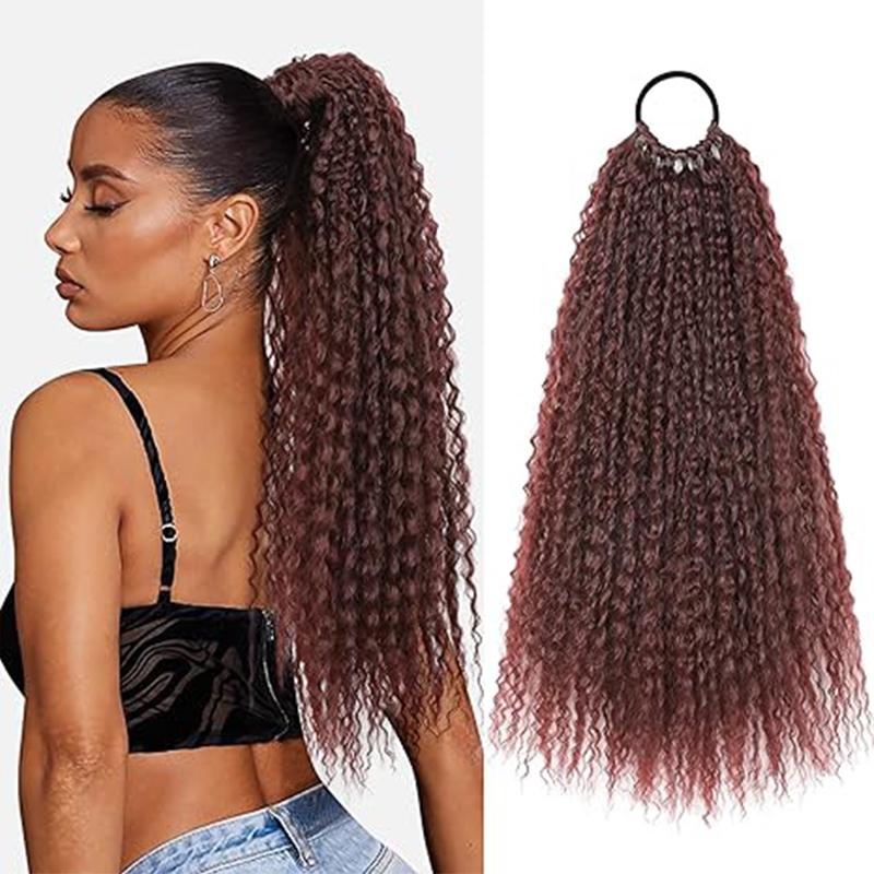 Ponytail Hair Extensions Are Lightweight Fluffy and Curly The Ponytail Is Naturally Soft and Synthetic Suitable for All Girls