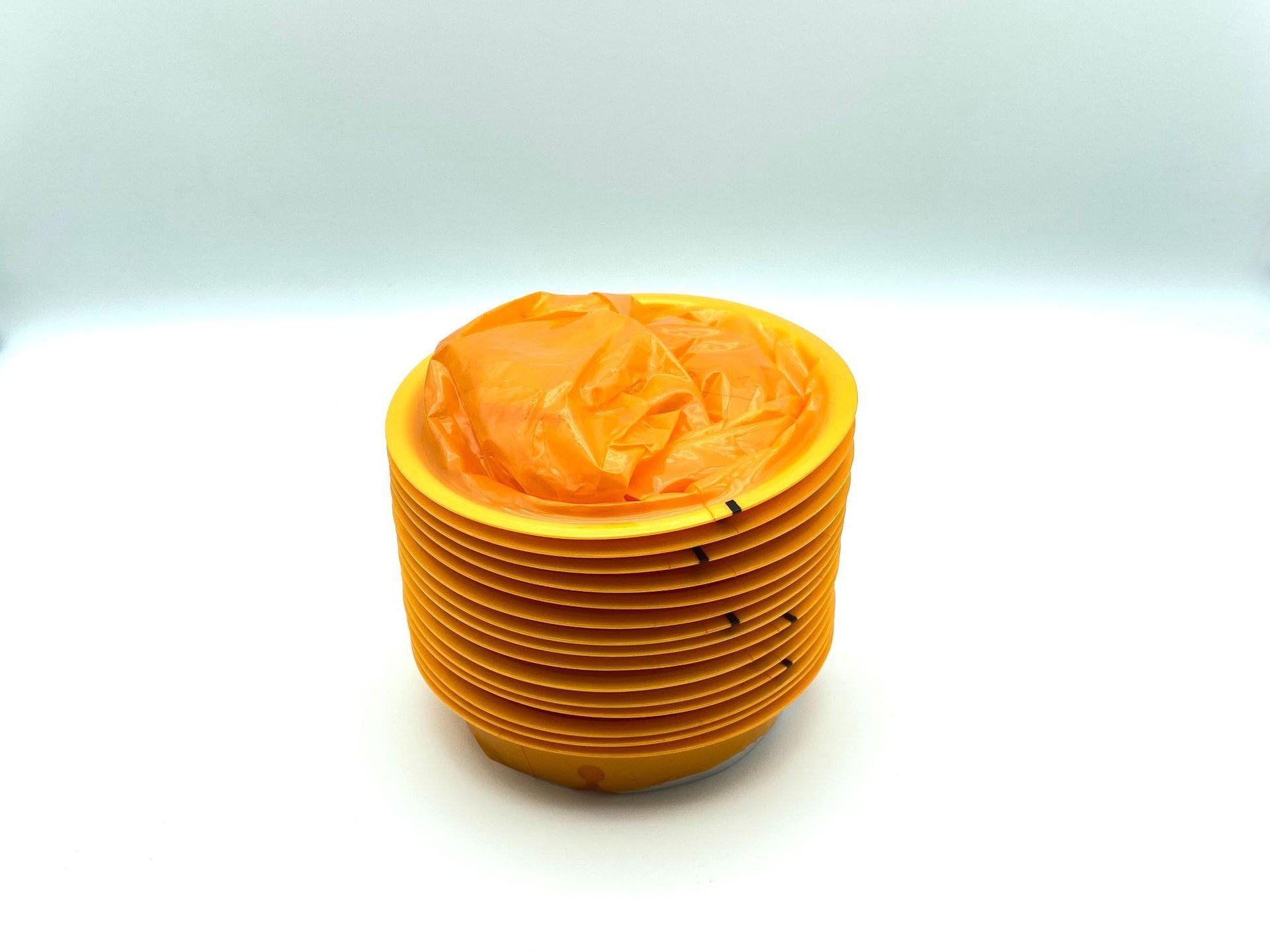 

Портативные одноразовые рвотные пакеты для беременных женщин, людей, страдающих от укачивания, и школьников 1000ml (Diameter 12.5cm) оранжевый