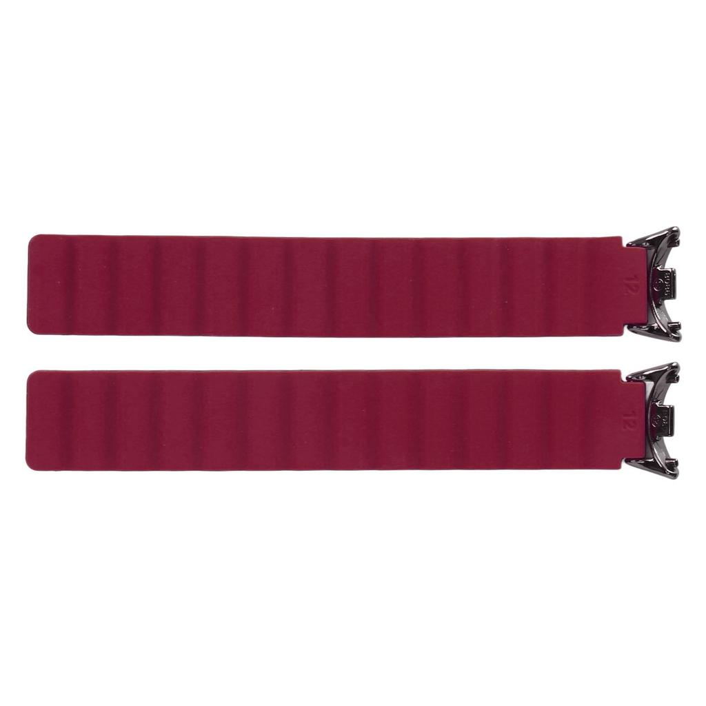 Watch Strap Silicone Lightweight Wrist Strap Watch Band for Xiaomi Mi Band 8 8 NFC Black Red