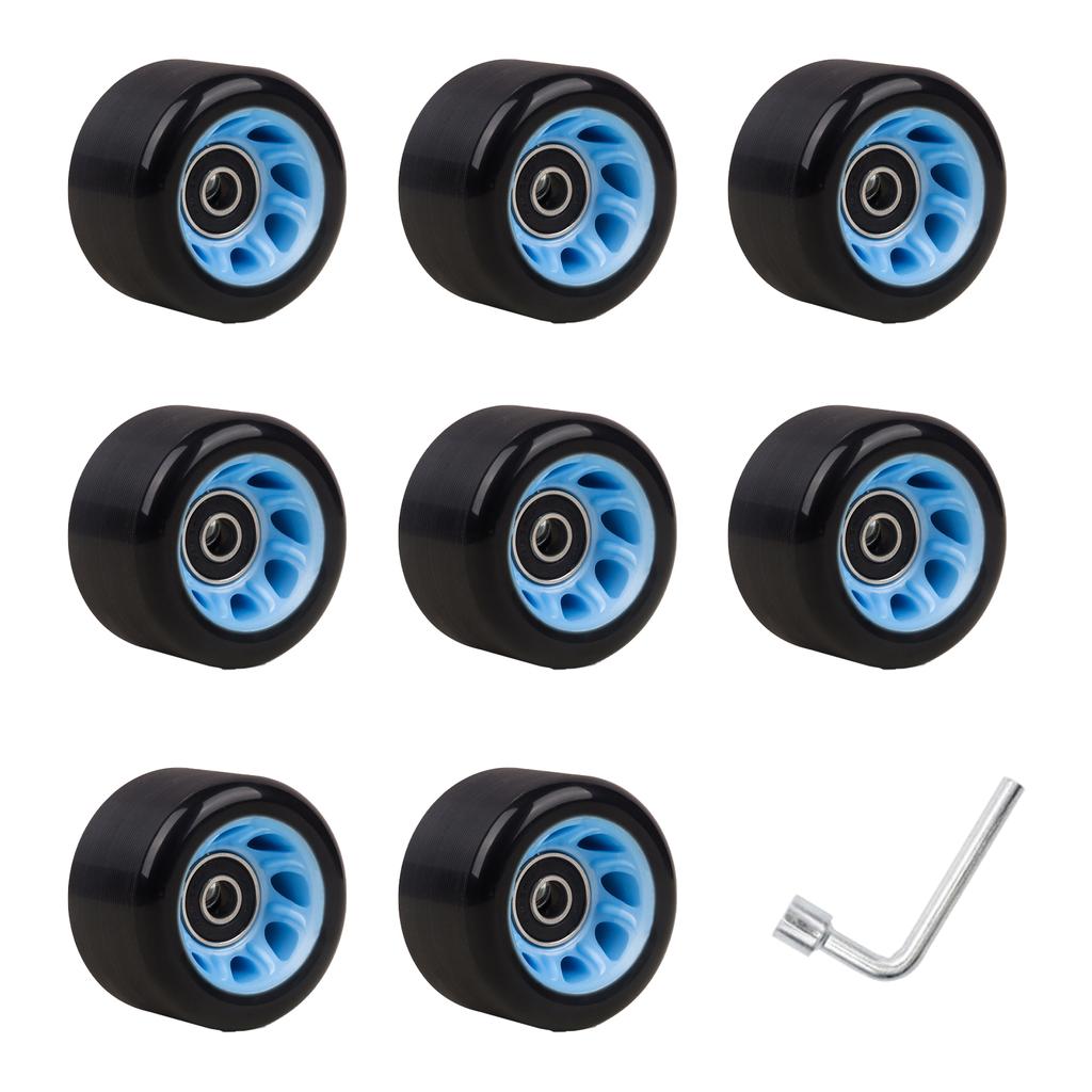 Dvouřadé bruslení Skateboard Quads Brusle Náhradní kolečko Kolečko na kolečkové brusle Svítící kolečko Quads Kolečko na kolečkové brusle