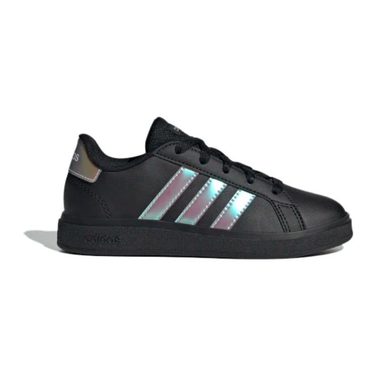 Adidas Neo Grand Court 2.0 Shock Absorbing Durable Low-Top Kids Skate Shoes Kids Skate Shoes Black HQ4482