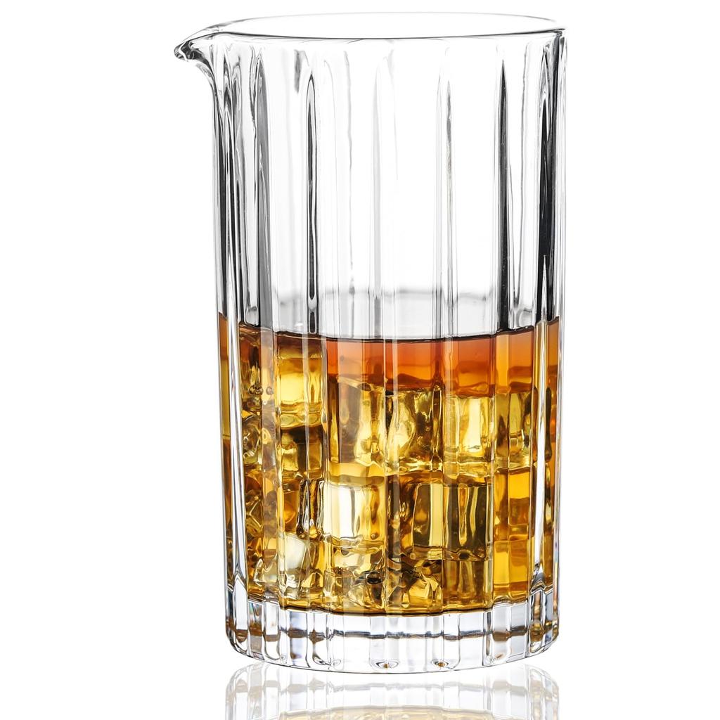 Mixing Glass Cocktail Mixing Glass (Tall Vertical Stripe - 640ml)