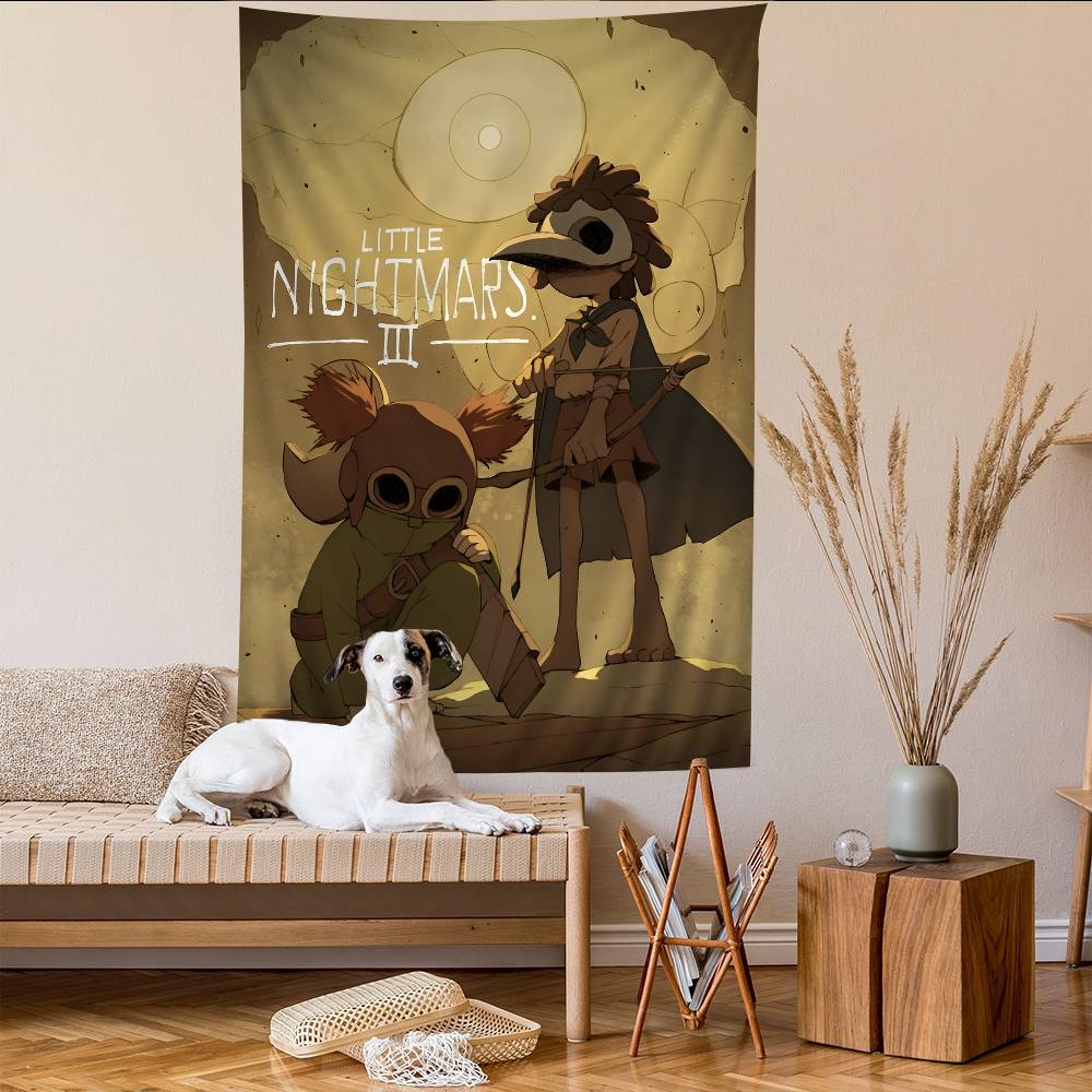 Game L-Little Nightmares Cartoon Tapestry Art Science Fiction Room Home Decor Art Home Decor 100X70CM