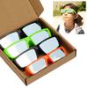 4 Pieces Total Solar Eclipse Glasses ABS Plastic Direct Sun Viewing Glasses Eye Protection Observation Glasses