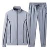 Men's Trendy Autumn Slim Fit Cardigan & Sportswear Set - Plus Size Available