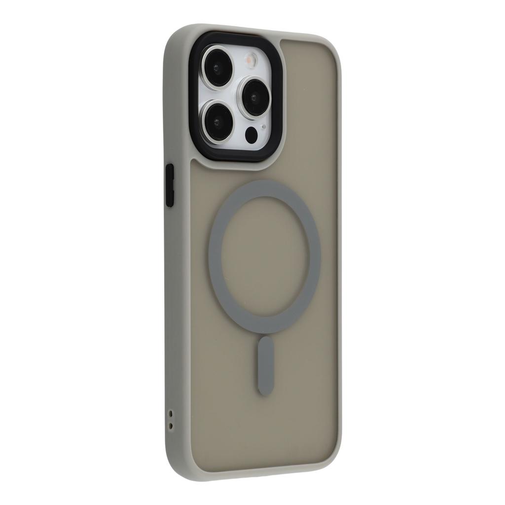 Etui na iPhone 12 Pro Max Kompatybilne z MagSafe Pokrowiec na telefon z PC+TPU o fakturze skóry