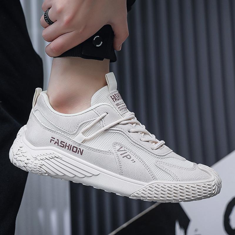 

Autumn new men s shoes mesh breathable sports shoes men s running casual shoes young men s trendy single shoes 44