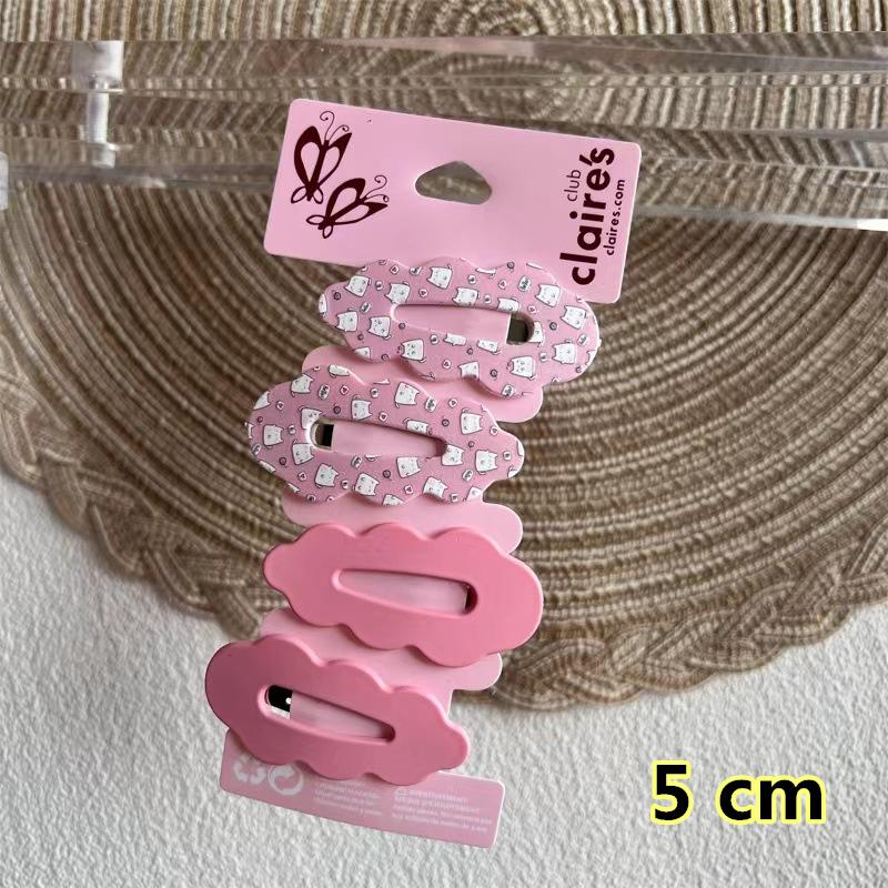 New Cartoon Cute Printed Hairpins Set Women Girls Child Hairgrips Hair Clips Pins Barrettes Accessories Hairclip Headdress