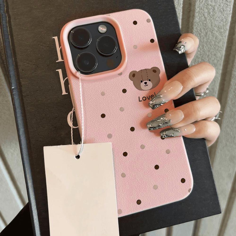 

Luxury Soft Leather Phone Case For iPhone 16 Funda iPhone 11 15 Pro Max 13 14 Plus 12 16promax 15promax 13promax Flower Cover For iPhone16 Plus