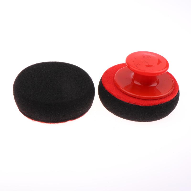 5Pcs Foam Car Wax Applicator Pad Hand Polisher Car Wax Sealing Glaze Car Beauty Wax Mall Sponge Polisher Accessories